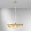 Particolare di Lampadario a sospensione dorata velina traforata 50cm  42852