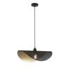 Immagine aggiuntiva di Lampadario design traforato nero e oro velina 50cm  42846