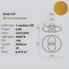 Oro spazzolato - Plafoniera LED soffitto geometria ghirigoro luce diffusa dimmerabile soggiorno DIVA