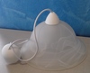 Lampadario 30cm vetro bianco alabastro 43375 LUCI ECONOMICHE