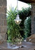 Particolare di Lampadario lampara a sospensione bianco argento per esterno  42188