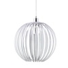 Lampadario a globo fasce trasparenti 40cm in acrilico  44022