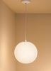 Lampadario moderno a forma di sfera da 30cm cotone PL16922 SOL PLATINLUX