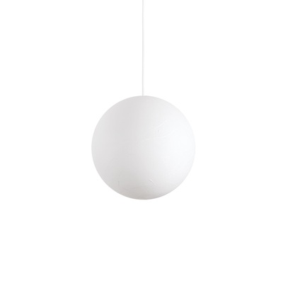 Lampadario sfera sospensione acrilico 30cm texture carta CARTA SP1 D30 IDEAL LUX