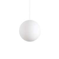 Lampadario sfera sospensione acrilico 30cm texture carta CARTA SP1 D30 IDEAL LUX