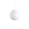 Lampadario sfera sospensione acrilico 30cm texture carta CARTA SP1 D30 IDEAL LUX