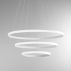 Grande lampadario multi anello LED bianco 3 Cerchi Luminosi  44699 - foto 4