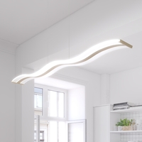 Lampadario SABBIA led ondulato led integrato dimmerabile 2700-6000K 1178/S-SA DOUBLE WAVE TOP LIGHT