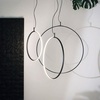 Immagine aggiuntiva di Lampadario design anello con LED esterno 44cm CIRCUS SP D44 IDEAL LUX