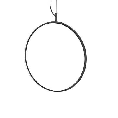 Lampadario design anello con LED esterno 44cm altezza fino a 2,52metri CIRCUS SP D44 IDEAL LUX
