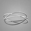 Immagine aggiuntiva di Lampadario grande 1 metro nero LED sospensione design moderno orbite luce int