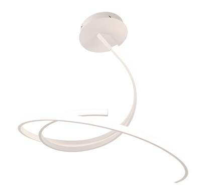 Plafoniera lampadario a led a spirale bianco 40928 LUCI LED