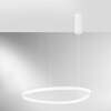Particolare di Lampadario led sospeso destrutturato XL 85 cm design moderno scultoreo  43489