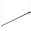 Particolare di Lampadario nero design lineare e sottile led 3000k tavoli e piani cucina YOKO SP NERO