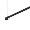 Lampadario nero design lineare e sottile led 3000k tavoli e piani cucina YOKO SP NERO IDEAL LUX - foto 4