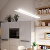 Lampadario moderno lineare a sospensione BIANCO led dimmerabile 1179/S-BI DOUBLE TRACK TOP LIGHT