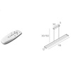 Misure lampadario led lineare lungo