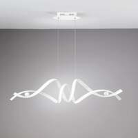 Lampadario moderno design intrecciato led integrato dolce nodo  42550