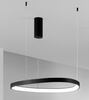 Lampadario led 65cm camera da letto nero design moderno destrutturato 43488 LUCI LED