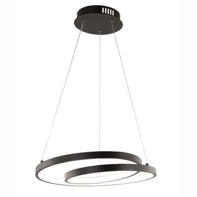 Lampadario a sospensione led 40cm design nodo gentile  42544