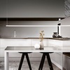 Lampadario lineare led lungo 146cm cucina bianco design YOKO SP BIANCO IDEAL LUX