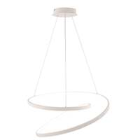 Sospensione lampadario 40cm piccolo a led bianco nodo gentile LUCI