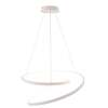 Sospensione lampadario 40cm piccolo a led bianco nodo gentile LUCI