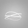 Bianco - Lampadario LED orbite a sospensione 80cm design moderno luce diffusa dimmerabile tavolo sog