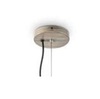 Particolare di Lampadario piccolo 35cm con fascio di rametti di legno DRIFTWOOD SP1 IDEAL LUX
