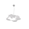 Immagine aggiuntiva di Lampadario bianco moderno a sospensione 50cm ondulato 1158/S50-BI RIPPLES TOP