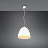 Lampadario moderno in metallo a cupola 40 cm bianco opaco 41921 TILDA LUCI MODERNE