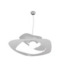 Immagine aggiuntiva di Lampadario living cucina open space grigio 65cm 1157/S65-GR WARPED TOP LIGHT