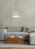 Lampadario a sospensione regolabile in altezza cupola grigia 41920 TILDA LUCI MODERNE