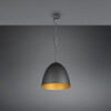 Immagine aggiuntiva di Lampadario moderno nero opaco e oro a cupola moderno  41922