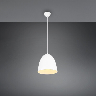 Lampadario moderno diffusore metallo bianco 25cm 41917 TILDA LUCI MODERNE