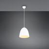 Lampadario moderno diffusore metallo bianco 25cm 41917 TILDA LUCI MODERNE