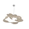 Immagine aggiuntiva di Sospensione lampadario moderno design tortora sabbia 50cm 1158/S70-SA RIPPLES