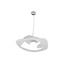Immagine aggiuntiva di Luce moderna a sospensione in metallo bianco da 50cm 1157/S50-BI WARPED TOP L