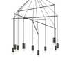 Immagine aggiuntiva di Lampadario a mini sospensioni multiple che scendono ad altezze diverse POP SP