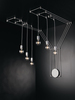 Terza foto lampadario parete-soffitto o soffitto 6 luci