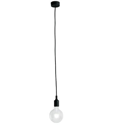 Sospensione moderna di colore nero in silicone I-SILICON/PD-NER LUCI MODERNE