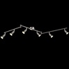 Altra foto Lampada applique o plafonieria 6 faretti nickel orientabili lunga 145cm