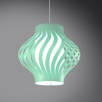 Lampadario camerette camere da letto e soggiorni verde in plastica design H39S/V LINEA ZERO