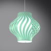 Lampadario camerette camere da letto e soggiorni verde in plastica design H39S/V LINEA ZERO