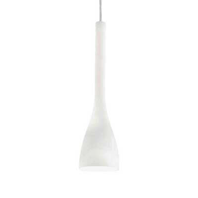 Lampadario small bianco flut piccolo 10cm isole e penisole FLUT SP1 SMALL BIANCO IDEAL LUX
