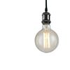 Immagine aggiuntiva di Lampadario a filo 4 luci portalampade nero vintage luci decentrabili  42252