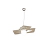 Immagine aggiuntiva di Lampadario moderno quadrato inclinato zig-zag tortora 1159/S45-SA WACKY TOP L