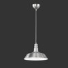 Lampadario a sospensione in alluminio spazzolato a cappello 41851 WILL LUCI MODERNE