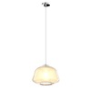Immagine aggiuntiva di Lampada a sospensione ambra in vetro design morbido e moderno  43279
