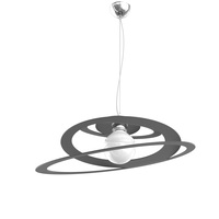 Lampdario a sospensione industrial chic grigio antracite 50cm BUNGEE 1197/S50-GA BUNGEE TOP LIGHT